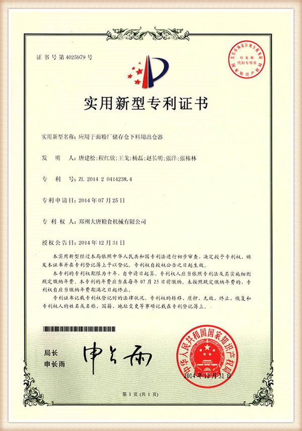 patent certificate2